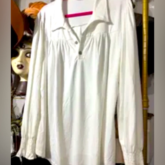 263  Nwt White Blouse  2x
